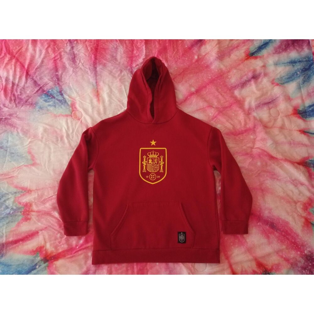 España Spain National Team Red Hoodie Sweatshirt Youth 10/11 RFEF FIFA World Cup